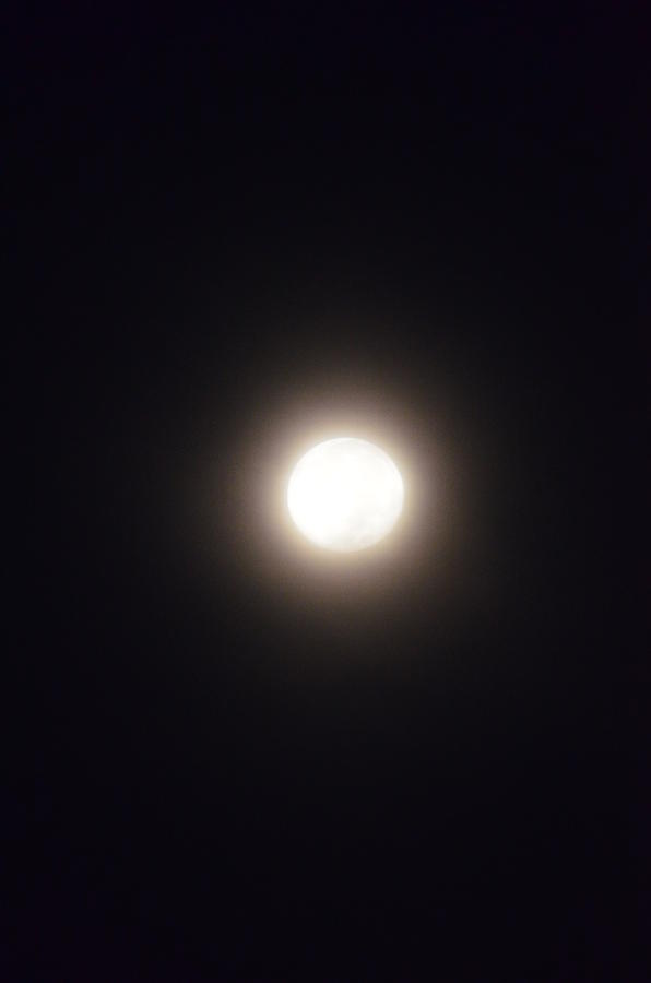 Full Moon Glow Photograph by Maria Urso