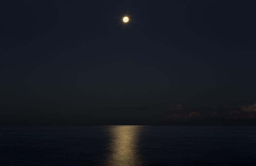 Full Moon Reflections Photograph