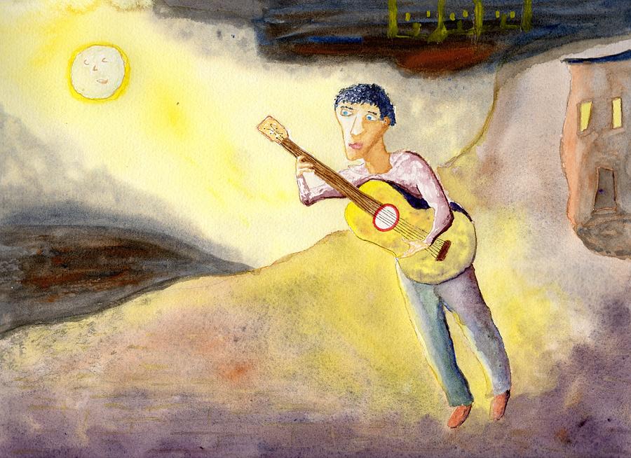 Full Moon Serenade  Painting by Jim Taylor