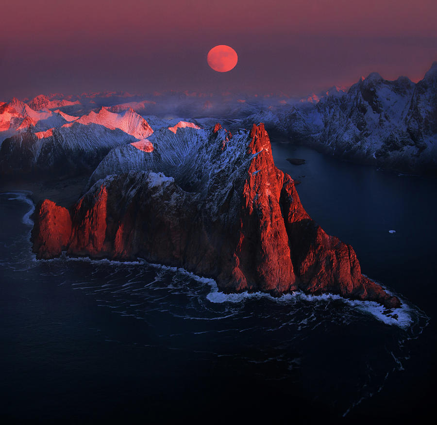 Full Moon Photograph by Siarhei Mikhaliuk *