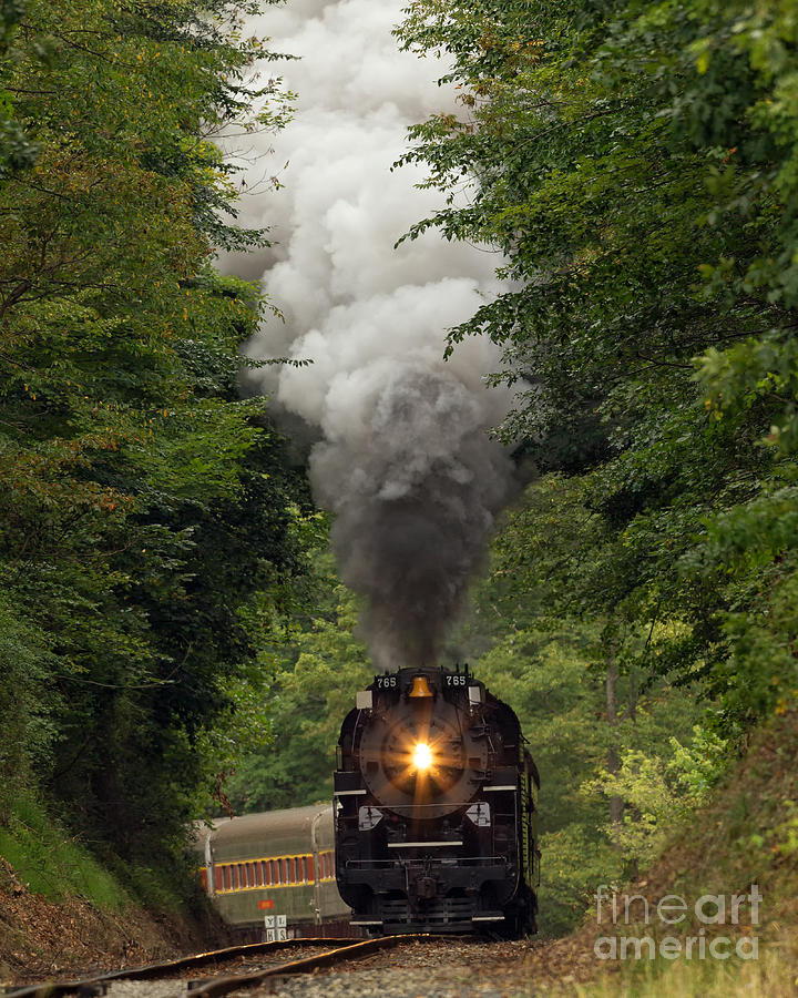 Steam Photograph - Full Steam Ahead by Joshua Clark Steam Photograph - Full Steam Ahead by Joshua Clark