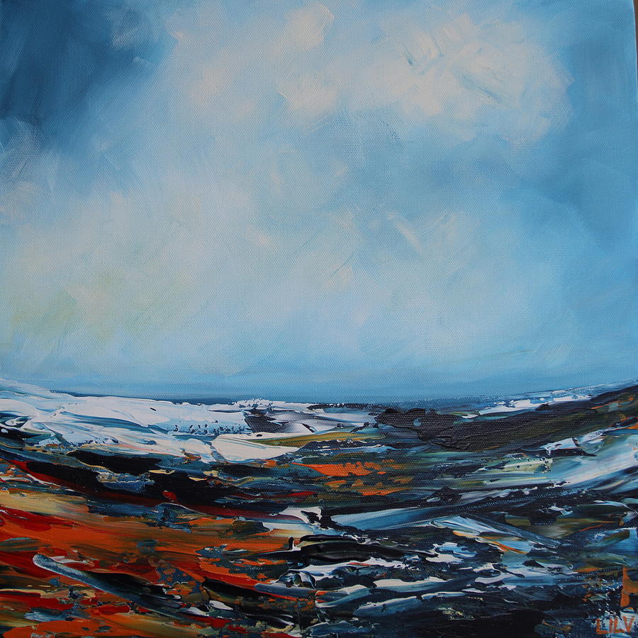 Landscape Painting - Full Sun by Lilu Lilu Landscape Painting - Full Sun by Lilu Lilu
