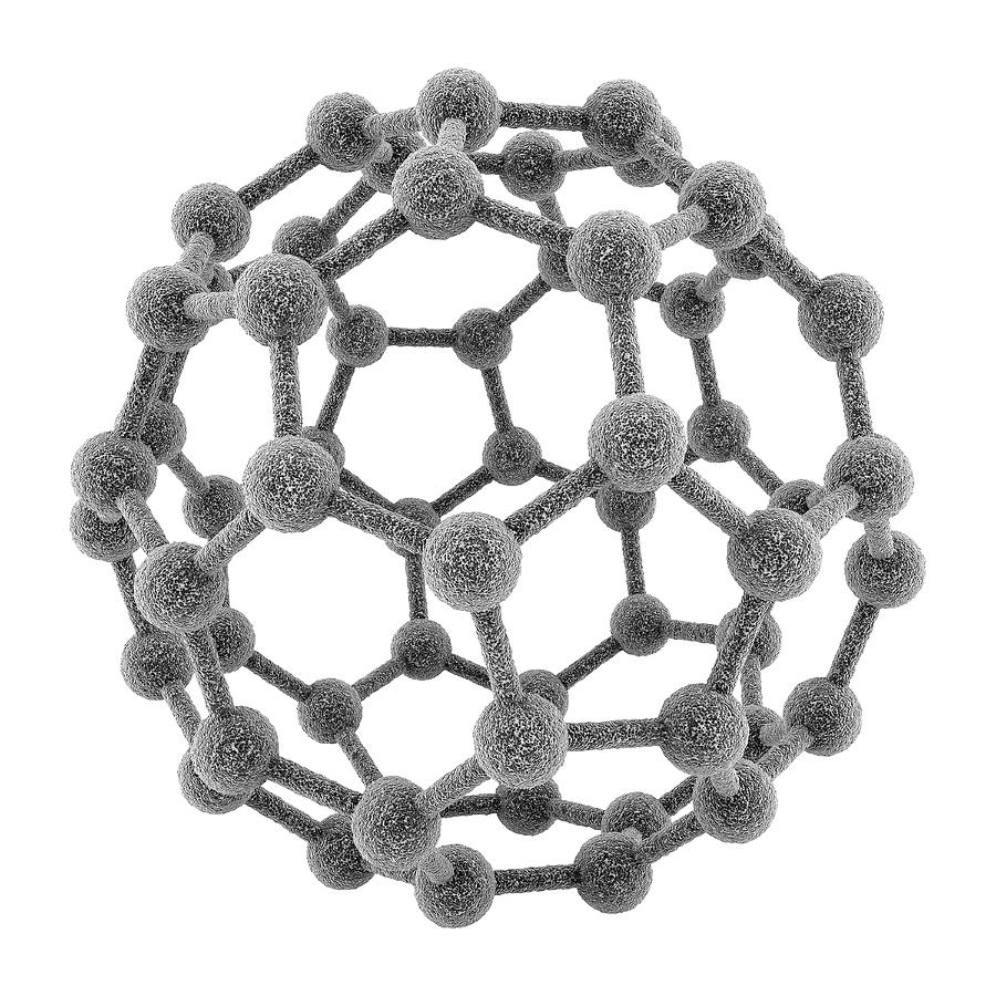 Fullerene Molecule Photograph by Maurizio De Angelis/science Photo Library
