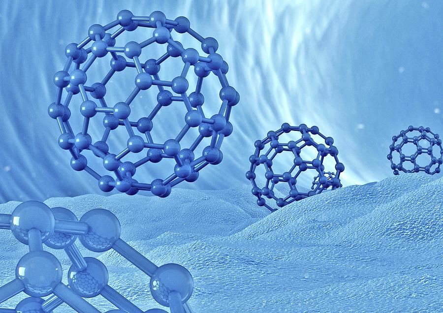 Fullerene Molecules Photograph by Maurizio De Angelis/science Photo Library