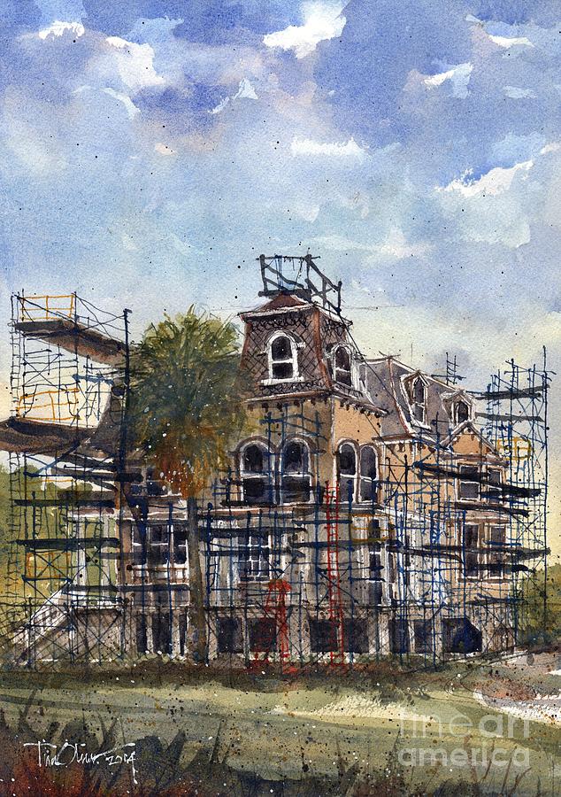 Fulton Painting - Fulton Mansion by Tim Oliver