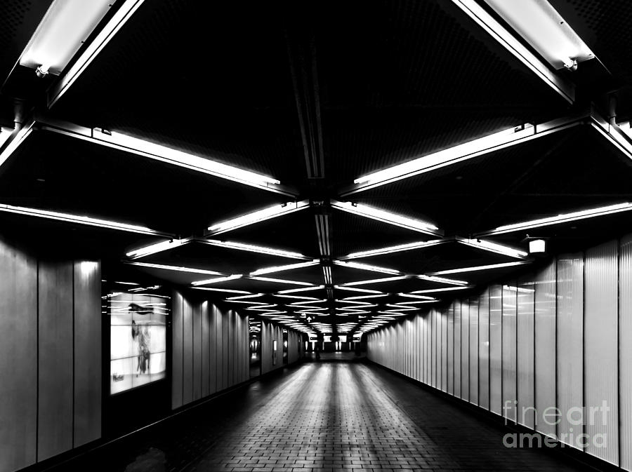 New York City Photograph - Fulton Street Transfer Tunnel by James Aiken