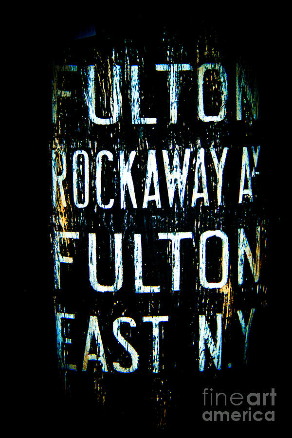 Vintage Photograph - Fulton Subway Station-NYC by Nancy Chilcott