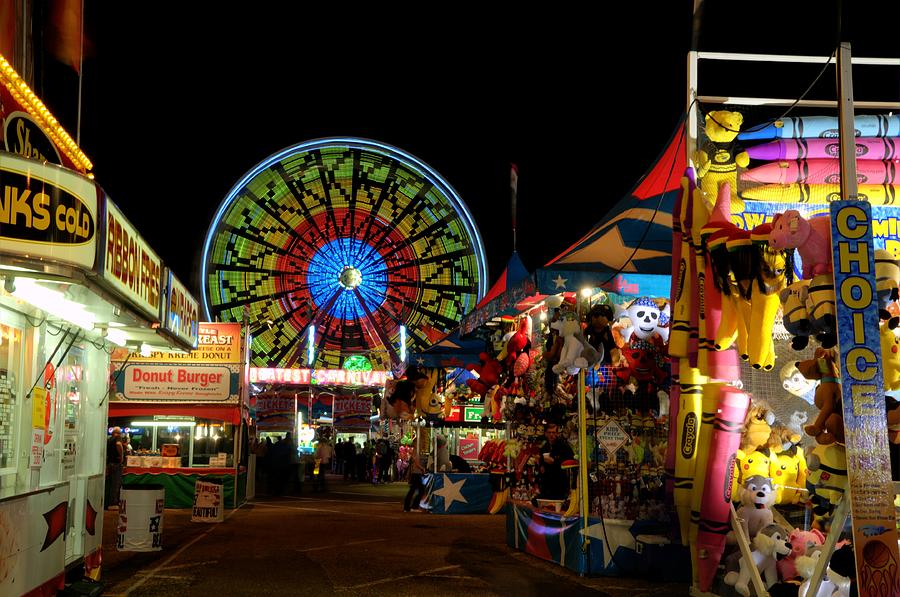 Fun Night At The Fair Photograph by Randy Walton