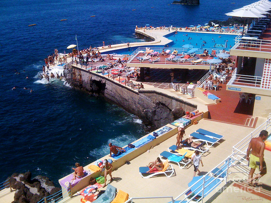 Funchal Lido - Madeira Photograph by Pete Edmunds