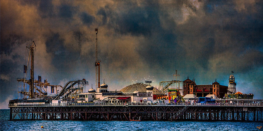 Funfair On The Pier Photograph by Chris Lord