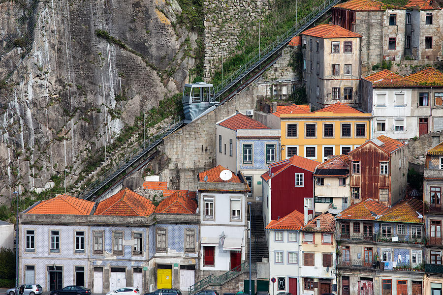 Funicular dos Guindais in Porto Photograph by Artur Bogacki