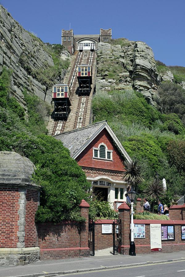 What is a funicular railway?