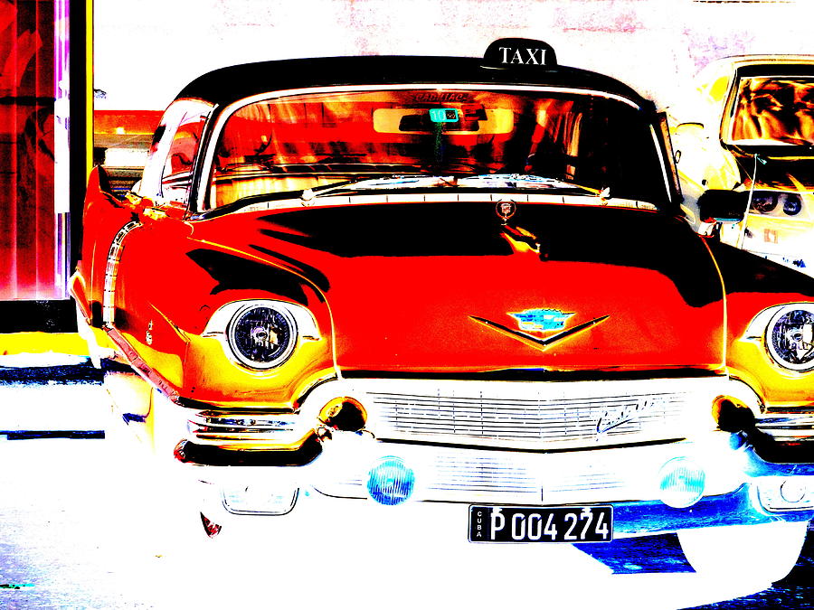 Funky Cuba Taxi  Photograph by Funkpix Photo Hunter