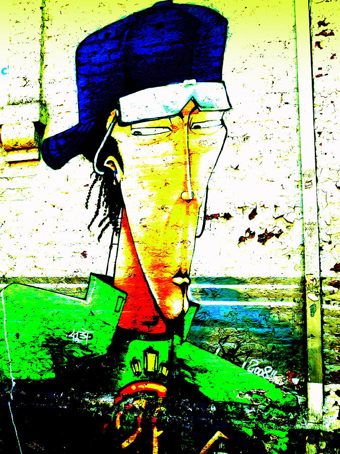 Funky Graffiti in Santiago  Photograph by Funkpix Photo Hunter