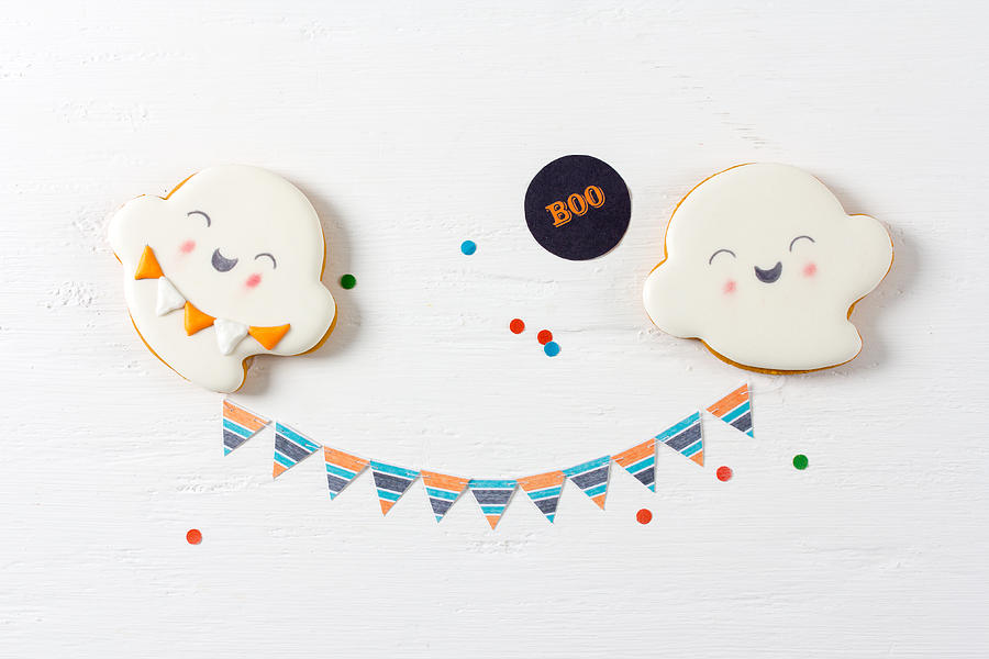 Funny gingerbread cookies for Halloween Photograph by Irina_Timokhina