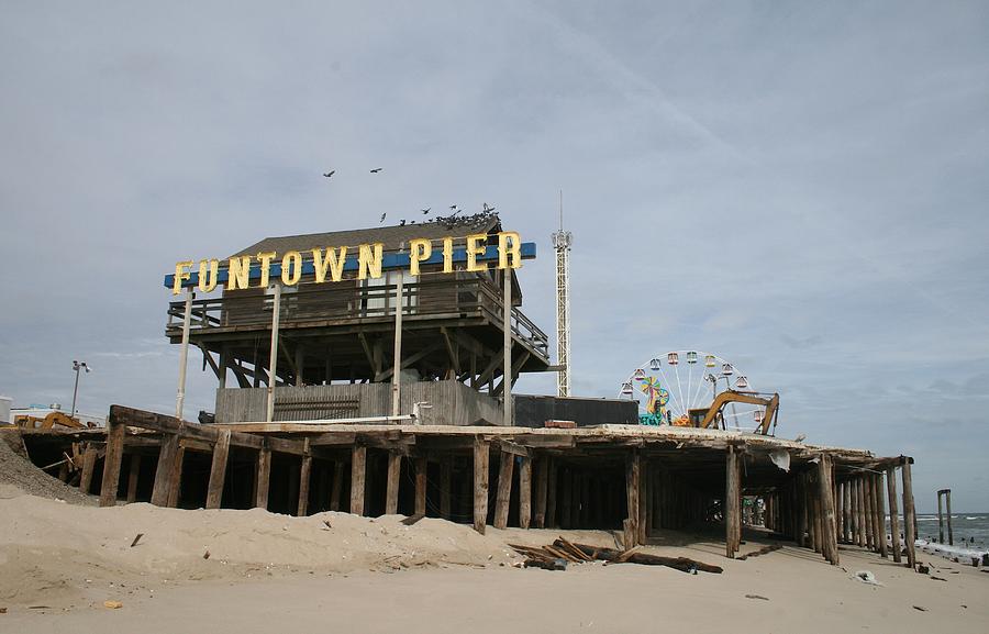 Funtown Pier in Seaside Hts NJ Photograph by Melinda Saminski