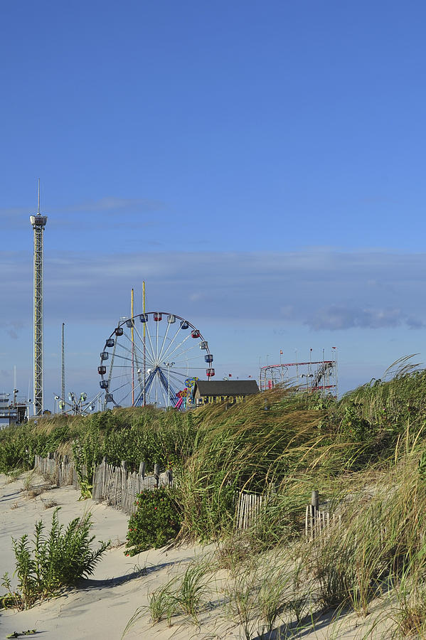 Summer Photograph - Funtown Pier Seaside Park New Jersey by Terry DeLuco