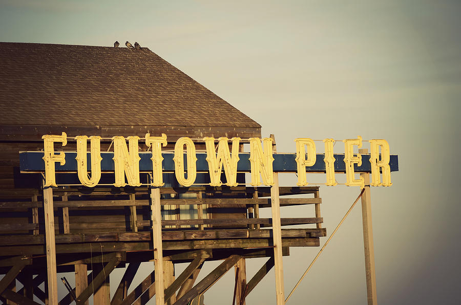 FUNTOWN Vintage Photograph by Terry DeLuco