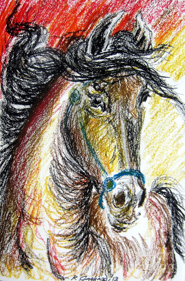 Furia il  mio cavallo  Painting by Roberto Gagliardi