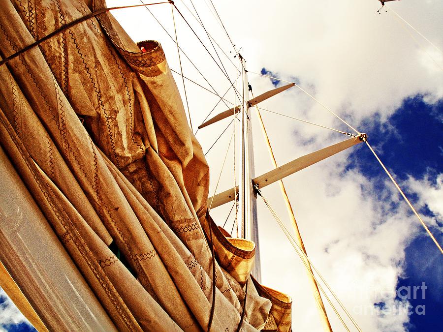 Sailboat Photograph - Furled Sail by Joseph J Stevens
