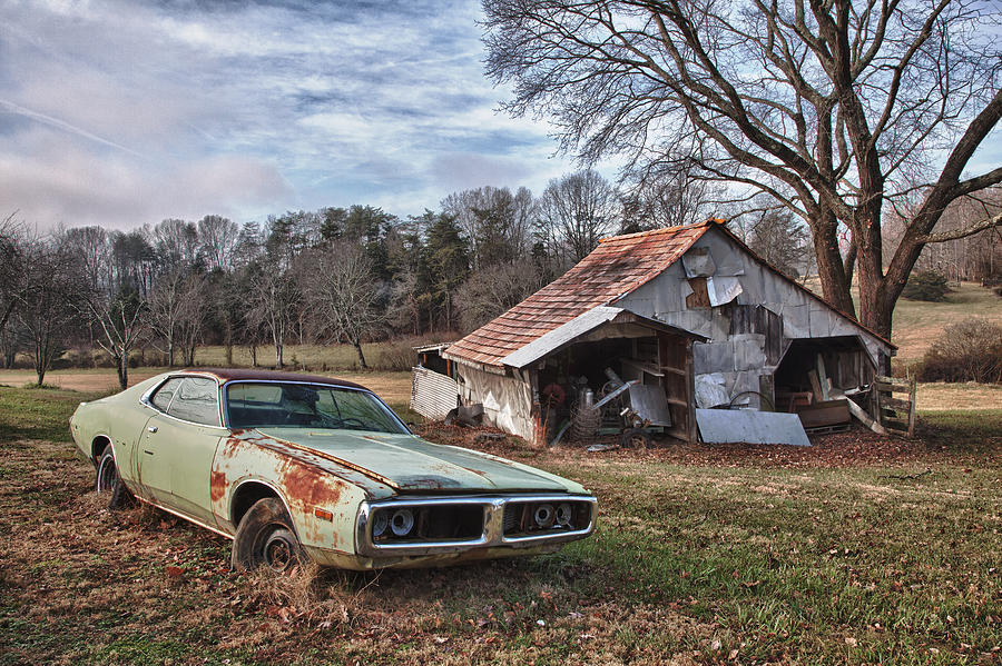 Fury and Barn Photograph by Jack Nevitt