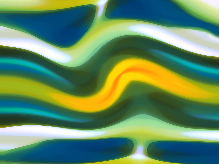 Abstract Tide 5 Painting