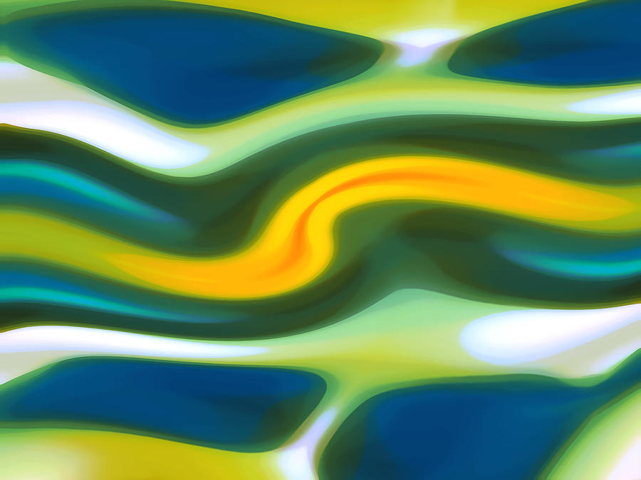 Abstract Tide 6 Painting