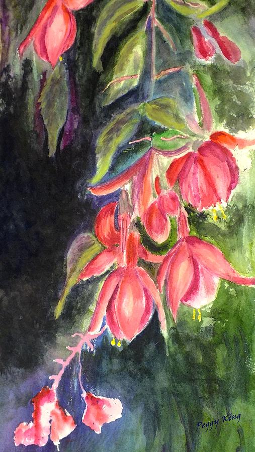Fuschia 1 Painting by Peggy King