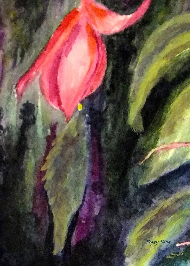 Flower Painting - Fuschia by Peggy King