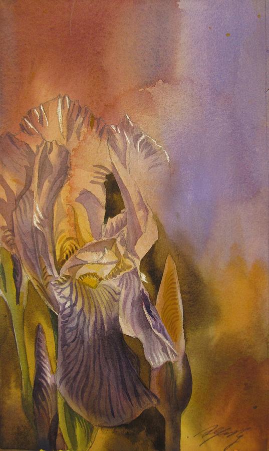 Fusion Iris Painting by Alfred Ng