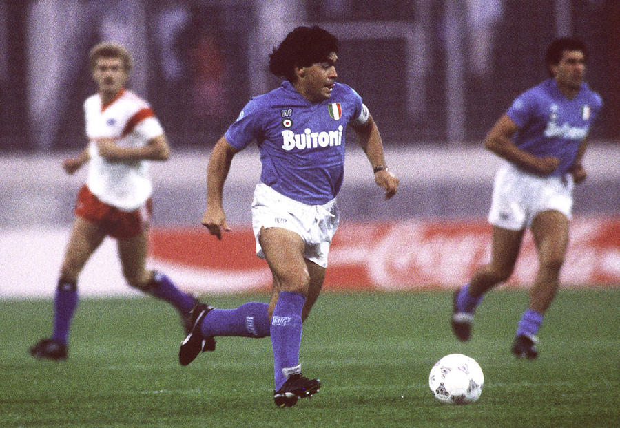 Fussball: Freundschaftsspiel 1987, HSV - SSC Neapel Photograph by Bongarts