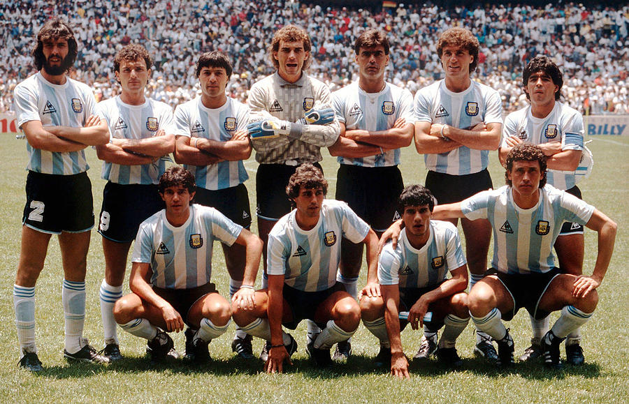 FUSSBALL: WM 1986, Finale Photograph by Bongarts