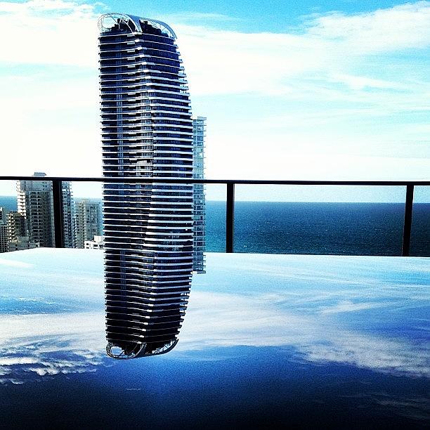 Surfers Paradise Photograph - Future high rises  by Pip Port