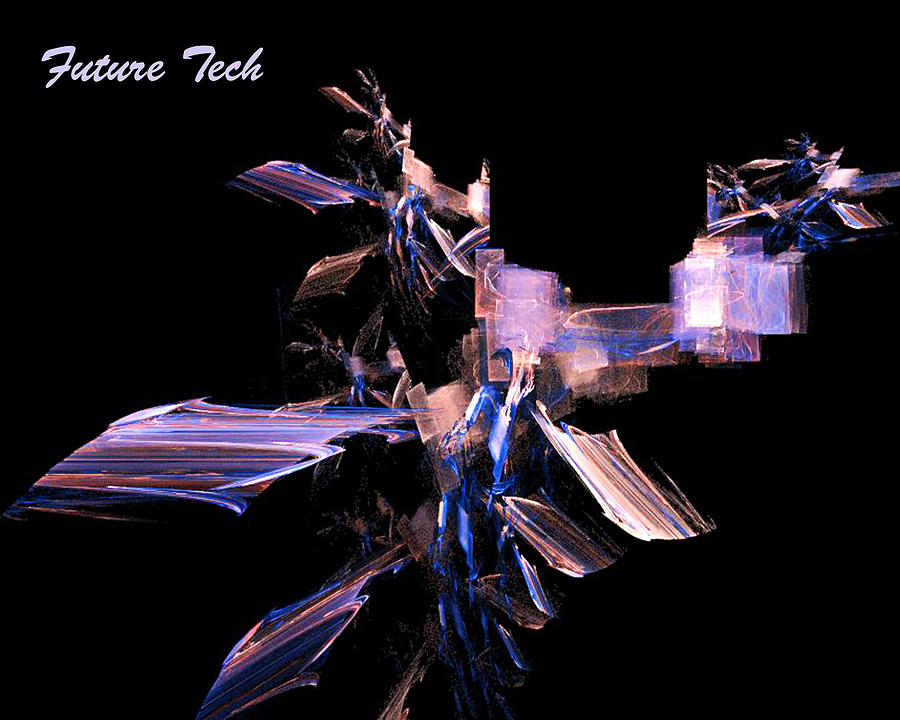 Fantasy Digital Art - Future Tech by R Thomas Brass