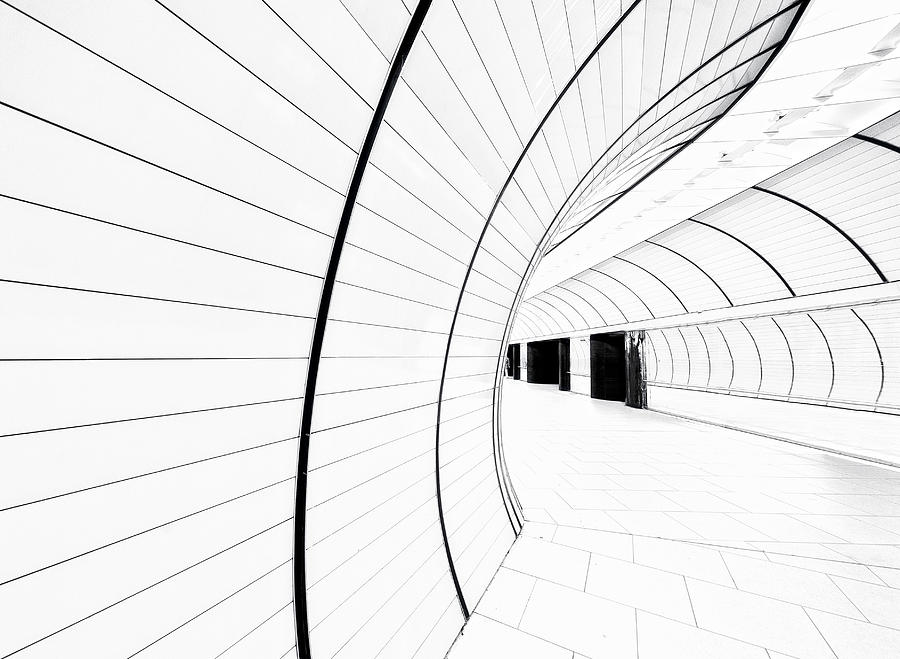 Futuristic Metro Station Photograph by Philipp Klinger