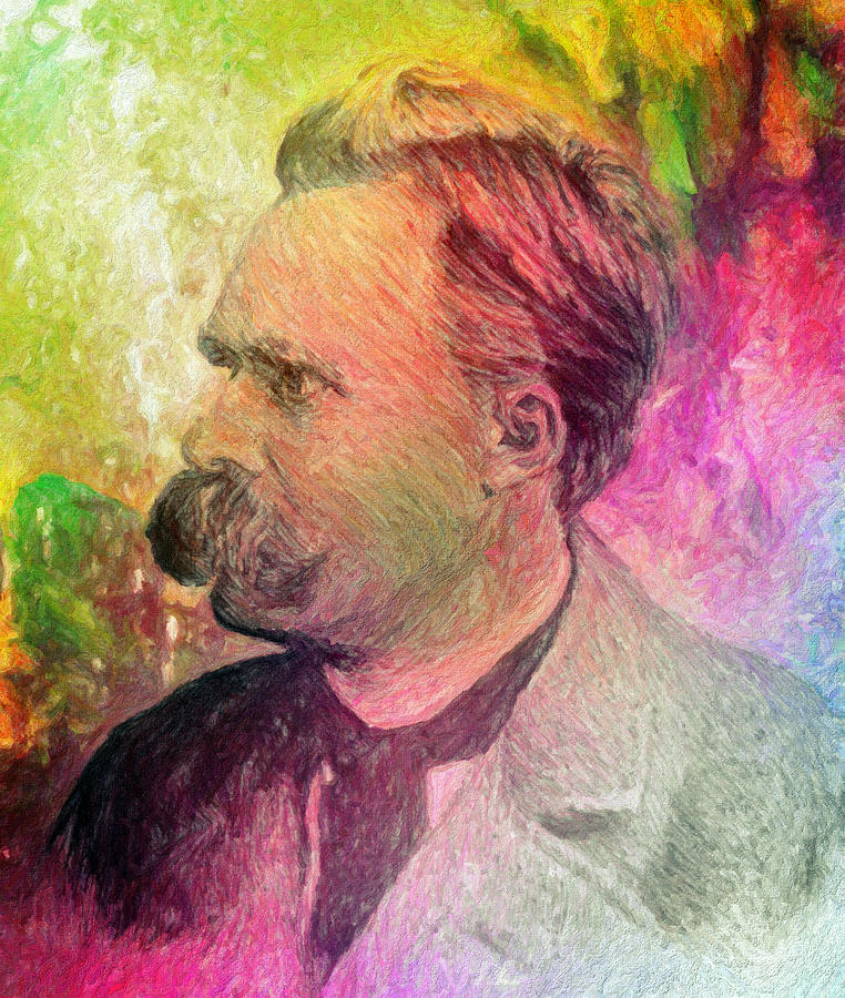 F.W. Nietzsche Painting by Zapista OU | Fine Art America