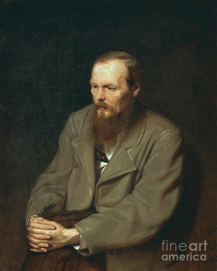 Fyodor Dostoyevsky Russian Author Photograph by Photo Researchers