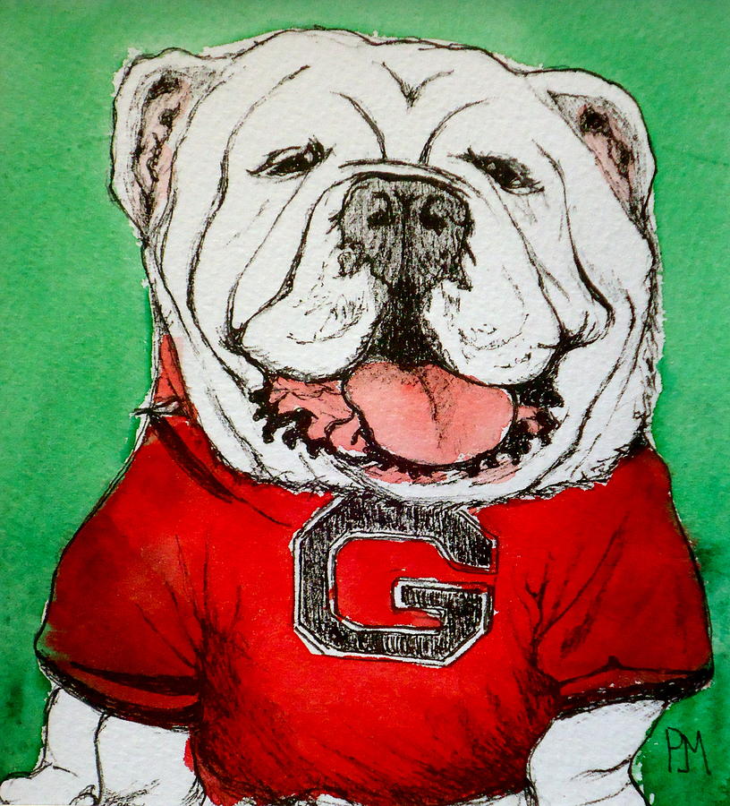 English Bulldog Painting - G Dawg by Pete Maier English Bulldog Painting - G Dawg by Pete Maier