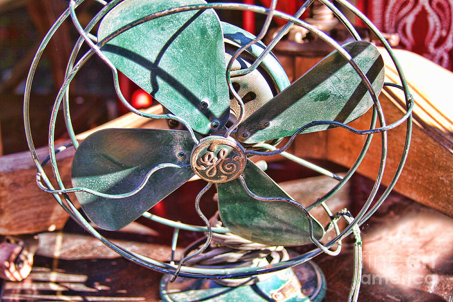 Vintage Photograph - G E Fan by Audreen Gieger