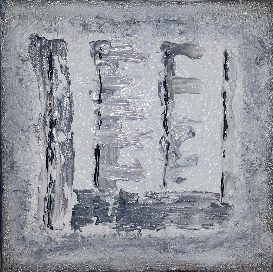 G2 - greys Painting by KUNST MIT HERZ Art with heart