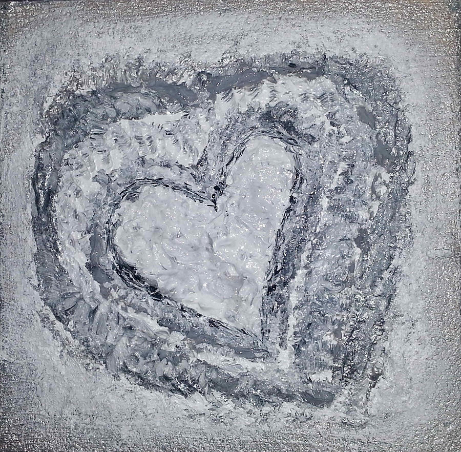 G3 - greys Painting by KUNST MIT HERZ Art with heart