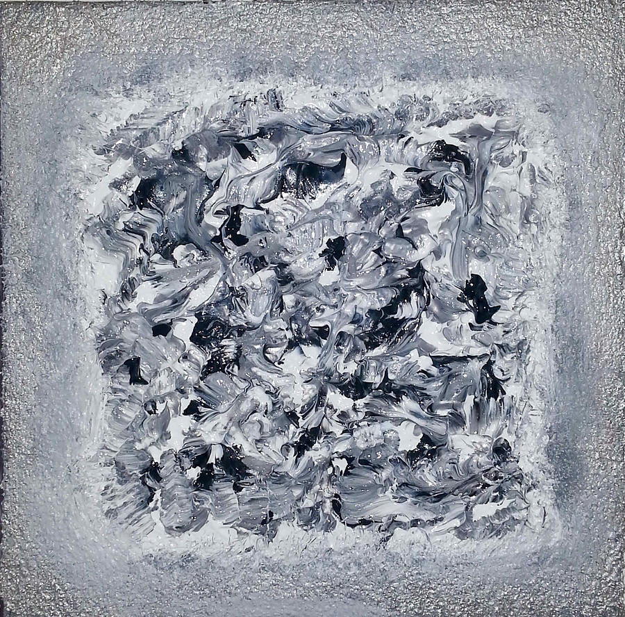 G4 - greys Painting by KUNST MIT HERZ Art with heart