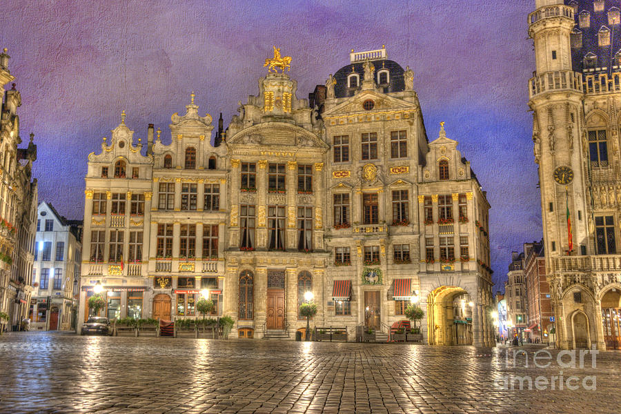 Gabled Buildings in Grand Place Photograph by Juli Scalzi