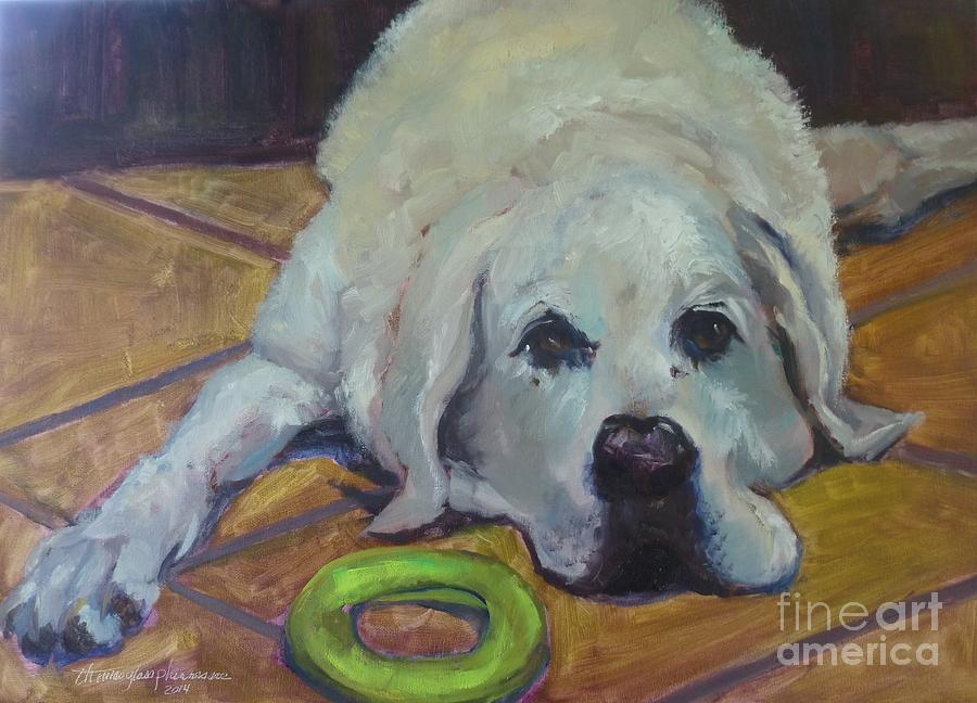 Dog Painting - Gafney by Thomas Phinnessee