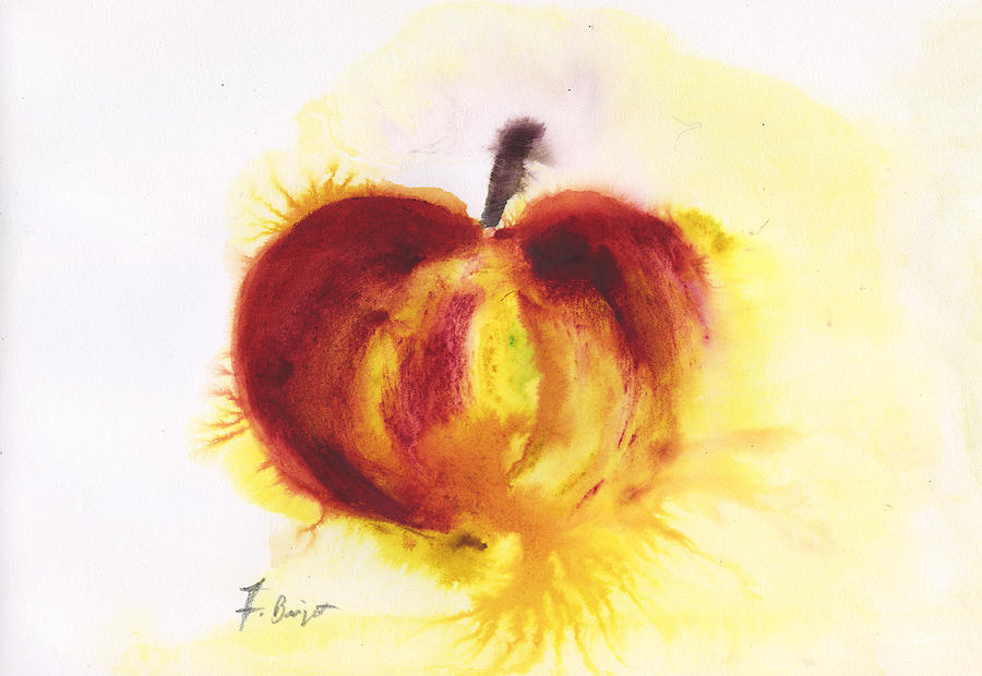 Gala Apple  Painting by Frank Bright