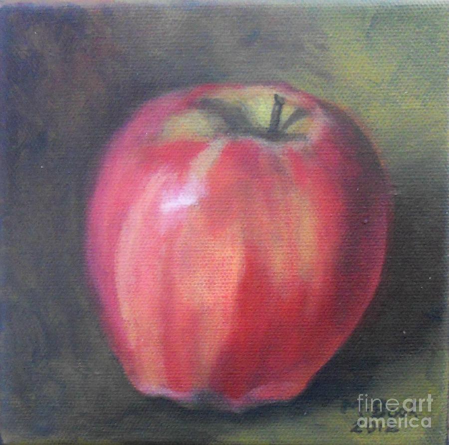 Gala Apple Painting by Marlene Book