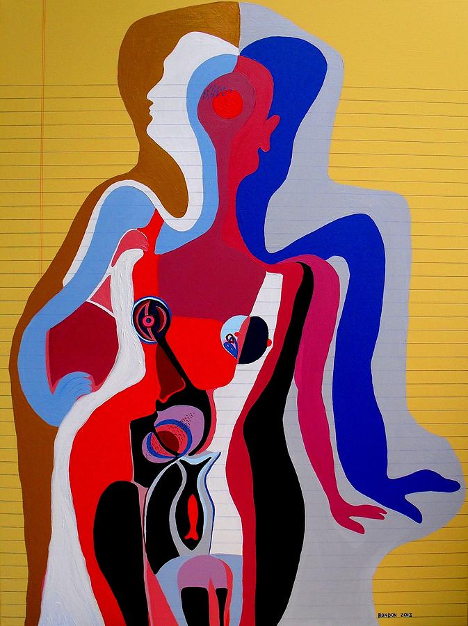 Abstract Painting - Gala by Edgar Rondon