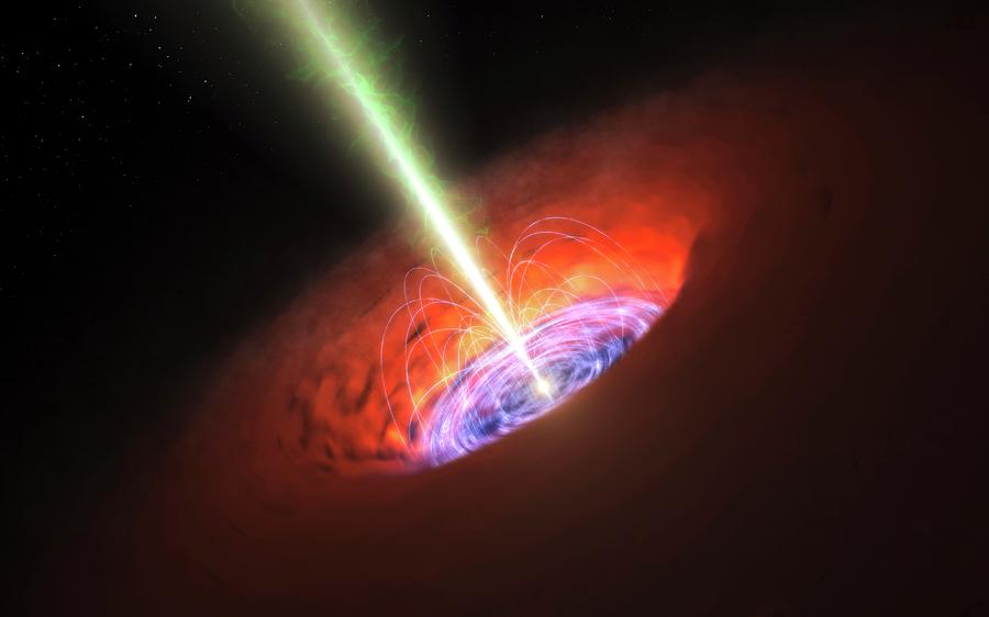 Galactic Supermassive Black Hole Photograph by L. Calcada/european Southern Observatory/science Photo Library