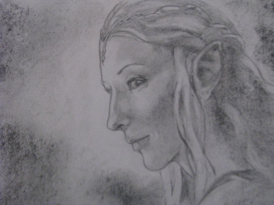 Galadriel Painting by Patricia Kanzler