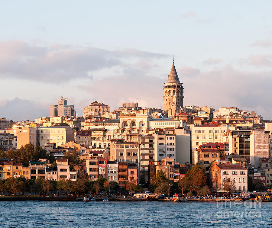 Galata Skyline 01 Photograph by Rick Piper Photography